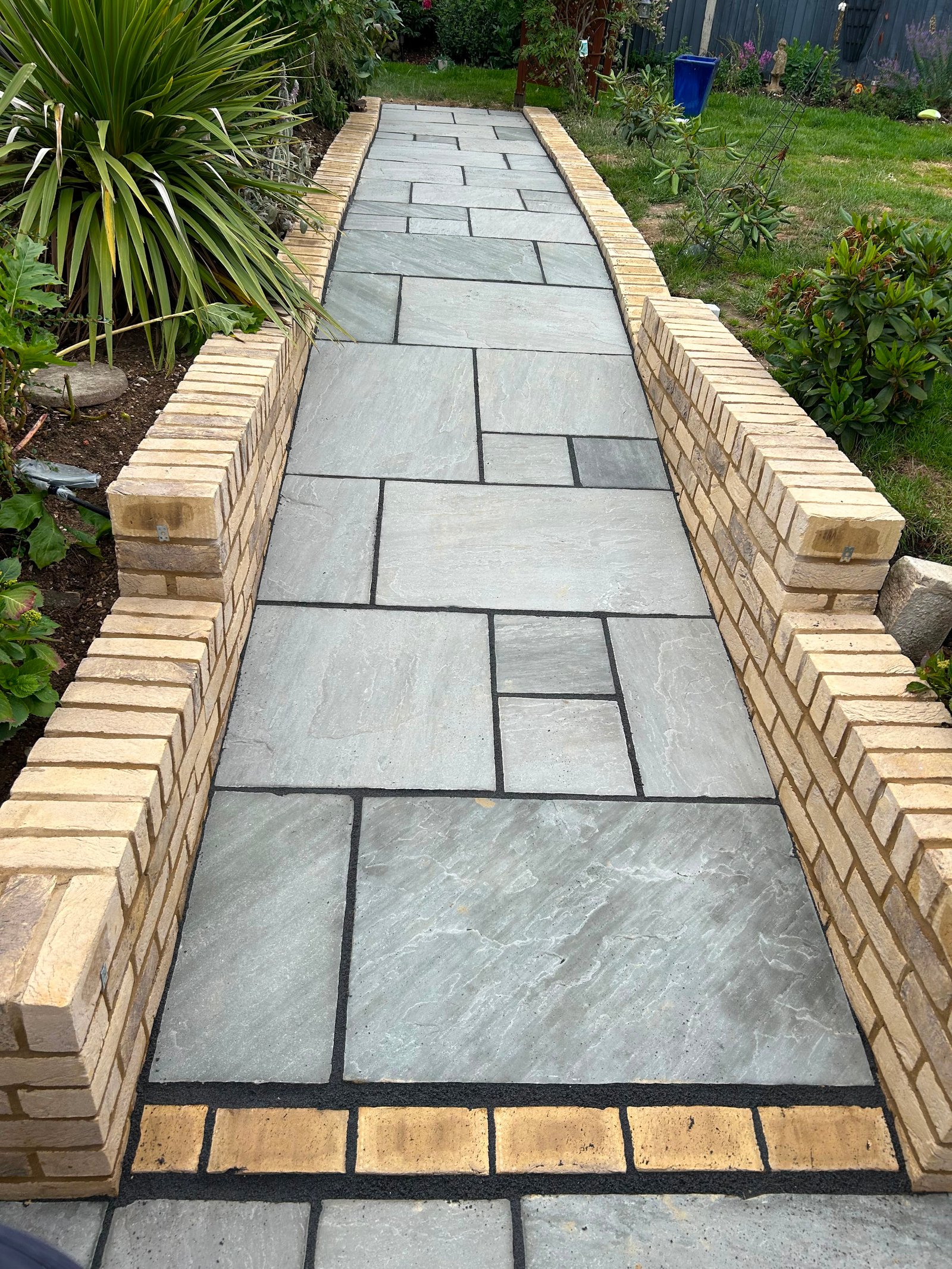 Path — slate & brick